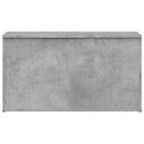 Storage Chest Concrete Grey 84x42x46 cm Engineered Wood - Top-Down View