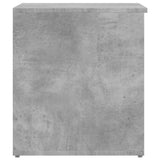 Storage Chest Concrete Grey 84x42x46 cm Engineered Wood - 45-Degree Angle