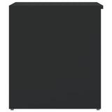 Storage Chest High Gloss Black 84x42x46 cm Engineered Wood