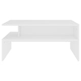 Coffee Table White 90x60x42.5 cm Engineered Wood
