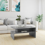 Coffee Table Concrete Grey 90x60x42.5 cm Engineered Wood