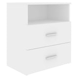 Bed Cabinets 2 pcs White 50x32x60 cm