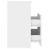 Bed Cabinets 2 pcs White 50x32x60 cm - Close-Up Angle