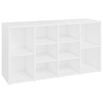 Shoe Bench White 103x30x55 cm Engineered Wood