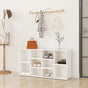 Shoe Bench White 103x30x55 cm Engineered Wood