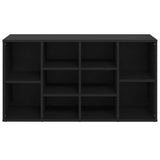 Shoe Bench Black 103x30x55 cm Engineered Wood
