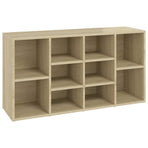 Shoe Bench Sonoma Oak 103x30x55 cm Engineered Wood