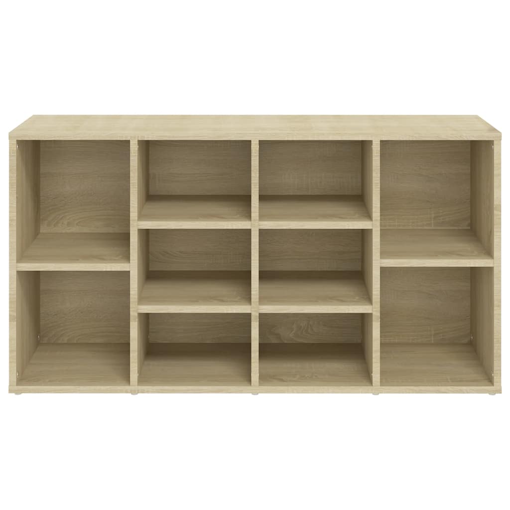 Shoe Bench Sonoma Oak 103x30x55 cm Engineered Wood