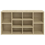 Shoe Bench Sonoma Oak 103x30x55 cm Engineered Wood
