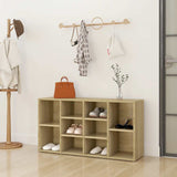 Shoe Bench Sonoma Oak 103x30x55 cm Engineered Wood