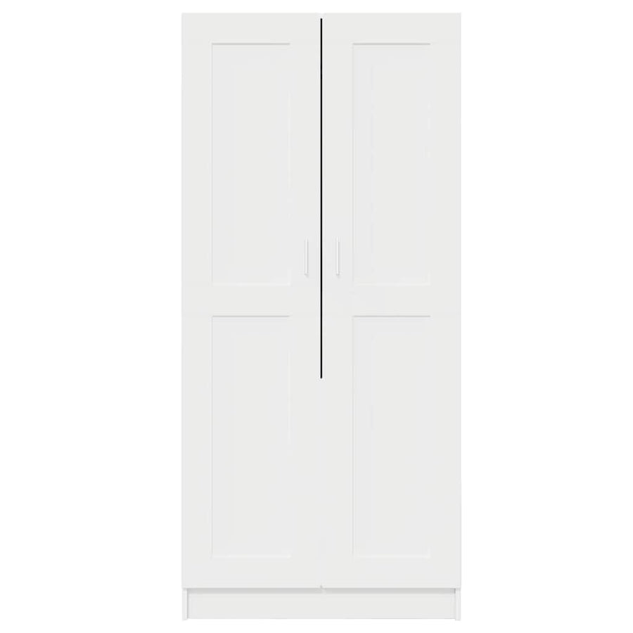 Wardrobe White 82.5x51.5x180 cm Engineered Wood