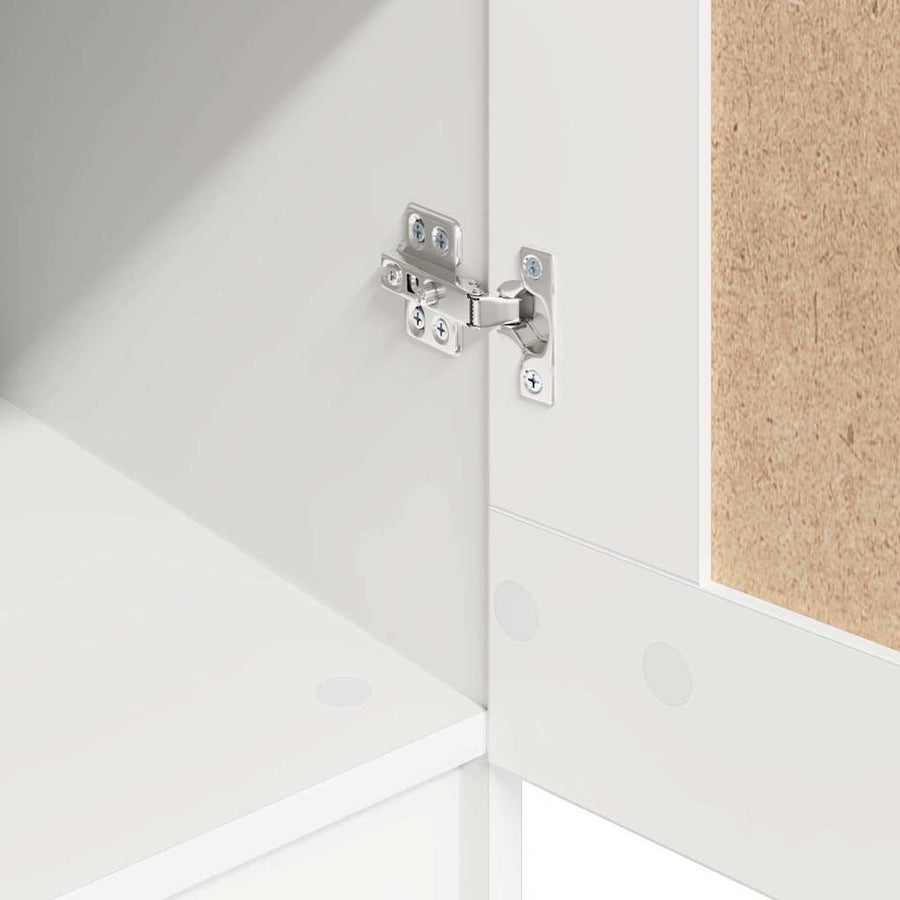 Wardrobe White 82.5x51.5x180 cm Engineered Wood