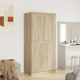 Wardrobe Sonoma Oak 82.5x51.5x180 cm Engineered Wood
