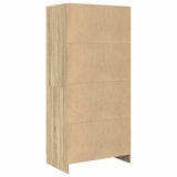 Wardrobe Sonoma Oak 82.5x51.5x180 cm Engineered Wood