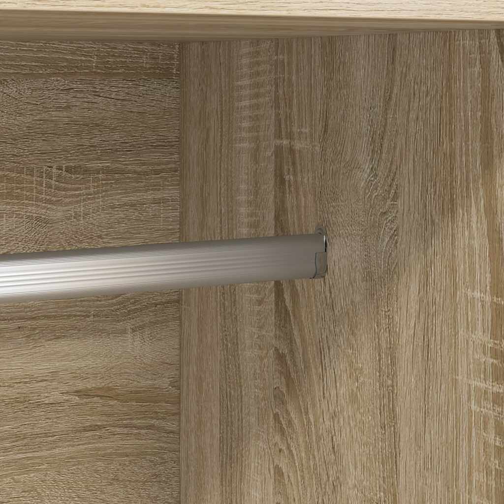 Wardrobe Sonoma Oak 82.5x51.5x180 cm Engineered Wood