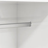 Wardrobe High Gloss White 82.5x51.5x180 cm Engineered Wood - Extra Image