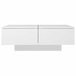 Coffee Table White 90x60x31 cm Engineered Wood