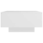 Coffee Table White 90x60x31 cm Engineered Wood