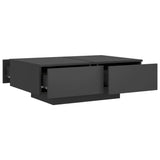 Coffee Table Grey 90x60x31 cm Engineered Wood - 45-Degree Angle