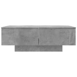 Coffee Table Concrete Grey 90x60x31 cm Engineered Wood - Top-Down View