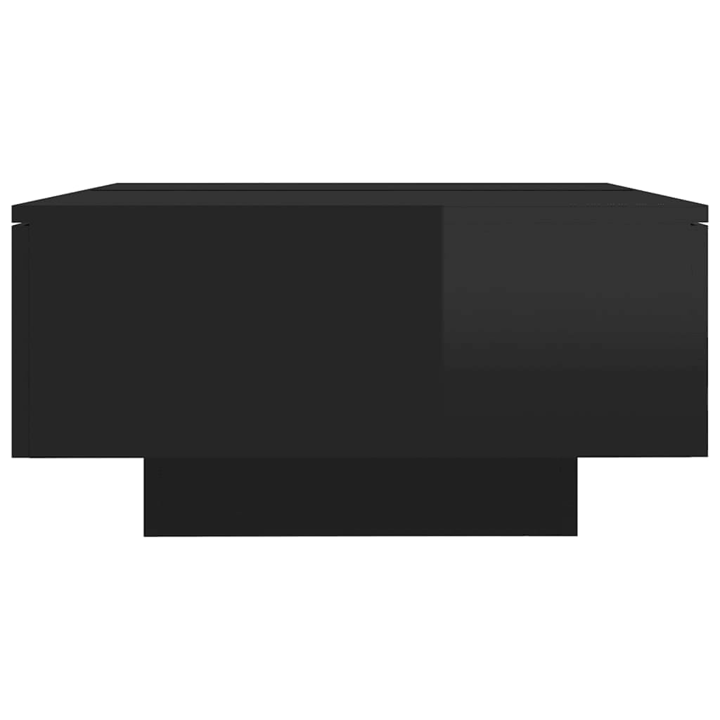 Coffee Table High Gloss Black 90x60x31 cm Engineered Wood