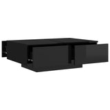 Coffee Table High Gloss Black 90x60x31 cm Engineered Wood