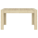 Dining Table Sonoma Oak 140x74.5x76 cm Engineered Wood