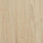 Dining Table Sonoma Oak 140x74.5x76 cm Engineered Wood