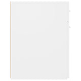 Apothecary Cabinet White 20x45.5x60 cm Engineered Wood