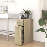 Apothecary Cabinet Sonoma Oak 20x45.5x60 cm Engineered Wood - Side View