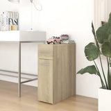Apothecary Cabinet Sonoma Oak 20x45.5x60 cm Engineered Wood