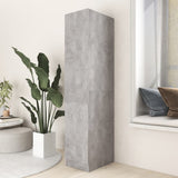 Apothecary Cabinet Concrete Grey 30x42.5x150 cm Engineered Wood - Side View