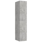 Apothecary Cabinet Concrete Grey 30x42.5x150 cm Engineered Wood