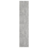 Apothecary Cabinet Concrete Grey 30x42.5x150 cm Engineered Wood