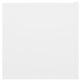 Hanging TV Cabinet White 60x30x30 cm - Rear View