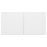 Hanging TV Cabinets 2 pcs White 60x30x30 cm