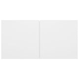 Hanging TV Cabinets 2 pcs White 60x30x30 cm - 45-Degree Angle