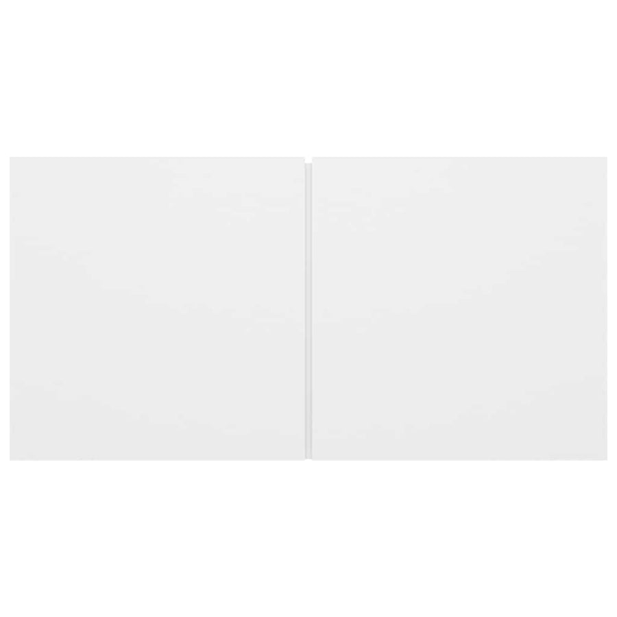 Hanging TV Cabinets 2 pcs White 60x30x30 cm