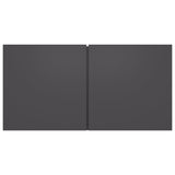 Hanging TV Cabinets 2 pcs Grey 60x30x30 cm