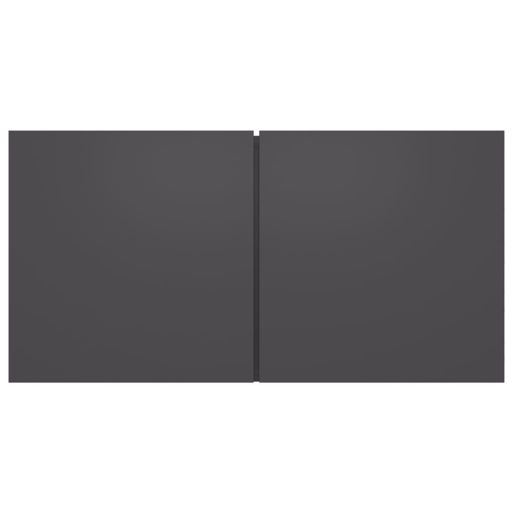 Hanging TV Cabinets 3 pcs Grey 60x30x30 cm