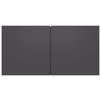 Hanging TV Cabinets 3 pcs Grey 60x30x30 cm