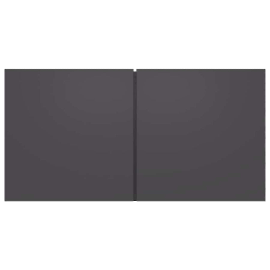 Hanging TV Cabinets 3 pcs Grey 60x30x30 cm