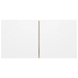 Hanging TV Cabinet White and Sonoma Oak 60x30x30 cm - Top-Down View