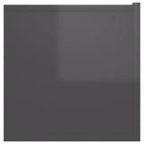 Hanging TV Cabinets 2 pcs High Gloss Grey 60x30x30 cm