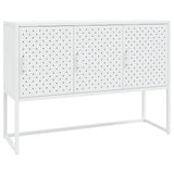 Sideboard White 105x35x75 cm Steel