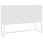 Sideboard White 105x35x75 cm Steel