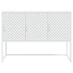 Sideboard White 105x35x75 cm Steel