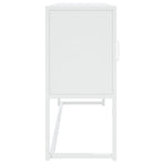 Sideboard White 105x35x75 cm Steel