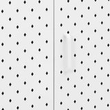Sideboard White 105x35x75 cm Steel