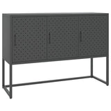 Sideboard Anthracite 105x35x75 cm Steel - Front View
